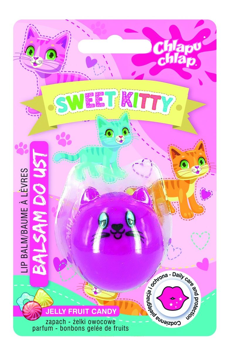 Błyszczyk do ust sweet kitty-żelki owocowe 1szt