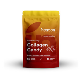 Collagen candy suplement diety mango-marakuja 60 pastylek do ssania