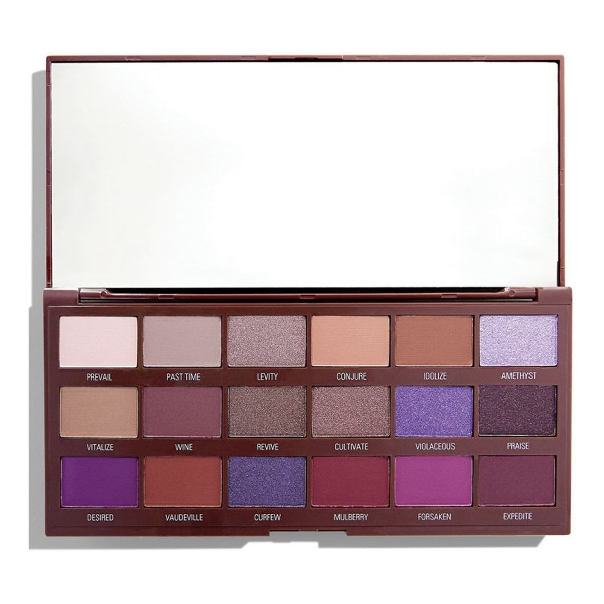 Makeup Revolution I HEART MAKEUP Paleta cieni do powiek Chocolate Violet 22g