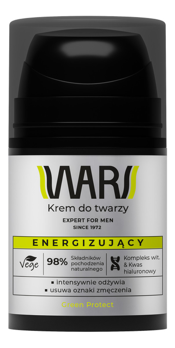 Krem do twarzy energizujący - Kompleks Witamin & Kwas Hialuronowy