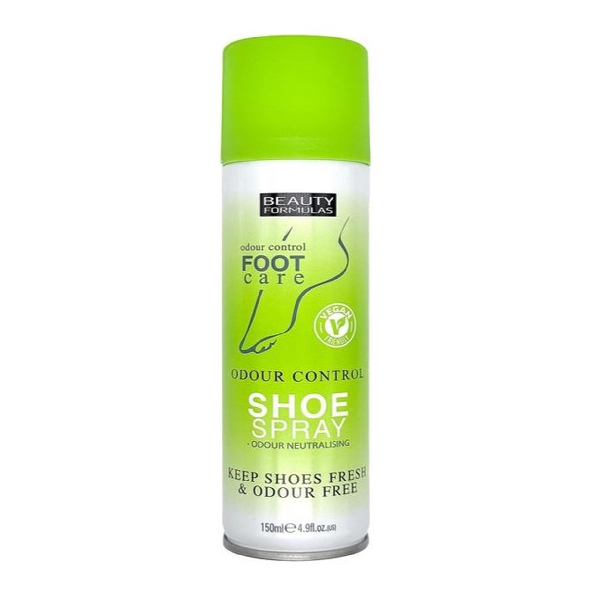 Beauty Formulas Odour Control Shoe Spray antybakteryjny i przeciwgrzybiczy Dezodorant do butów 150ml