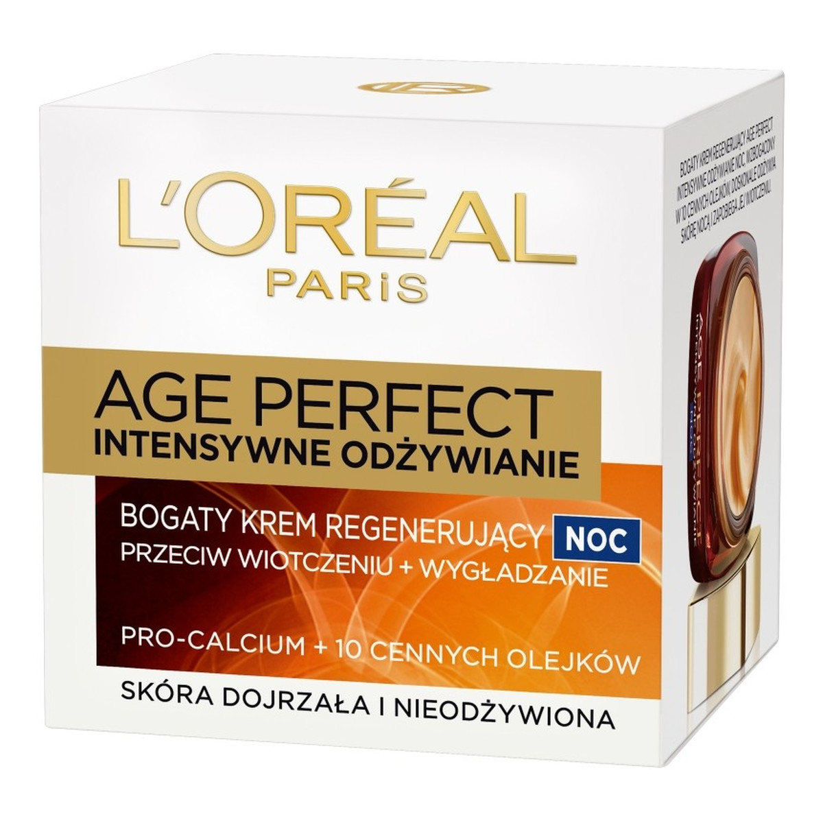 L'Oreal Paris Intensywne Odżywianie Age Perfect Krem Regenerujący Na Noc 50ml