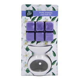 Wax Melt Kit Zestaw Kominek ceramiczny + Wosk zapachowy Pure Jasmine