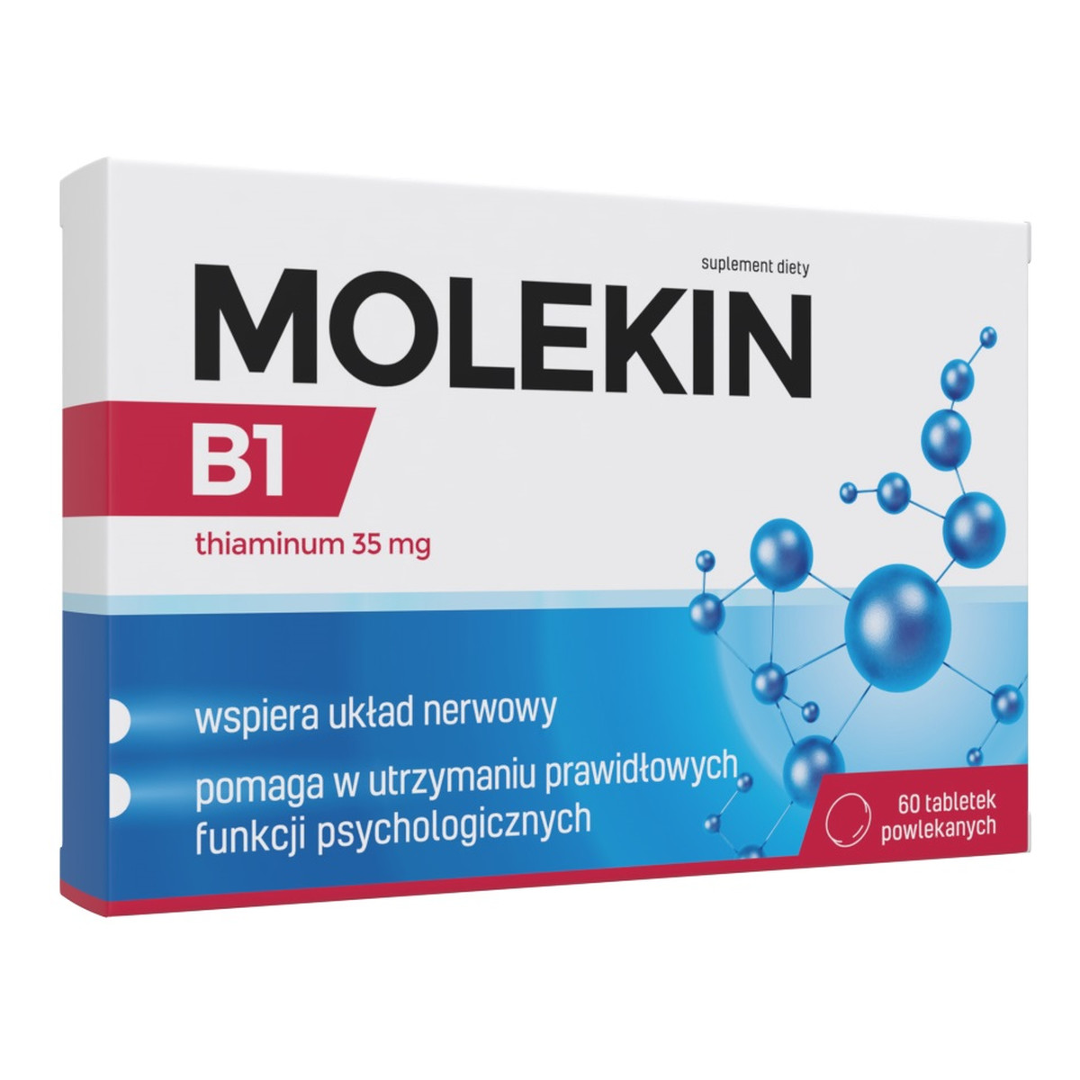 Molekin B1 Suplement Diety 60 tabletek powlekanych