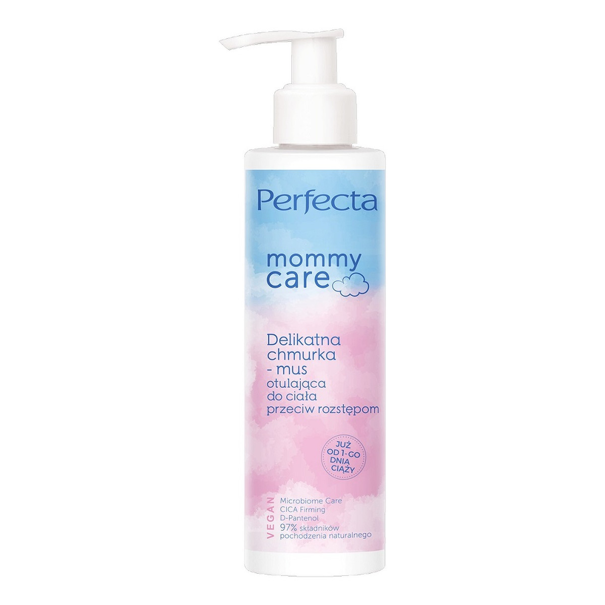 Perfecta Mommy Care Delikatna Chmurka - Mus otulająca do ciała przeciw rozstępom 195ml