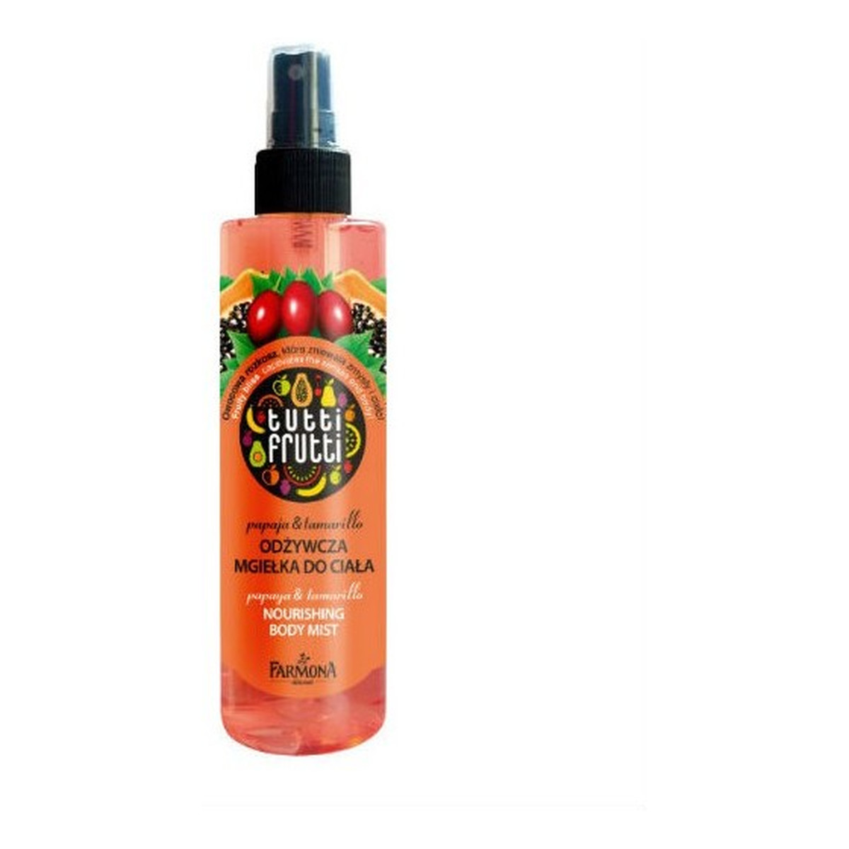 Farmona Tutti Frutti Mgiełka do ciała odżywcza Papaja & Tamarillo 200ml