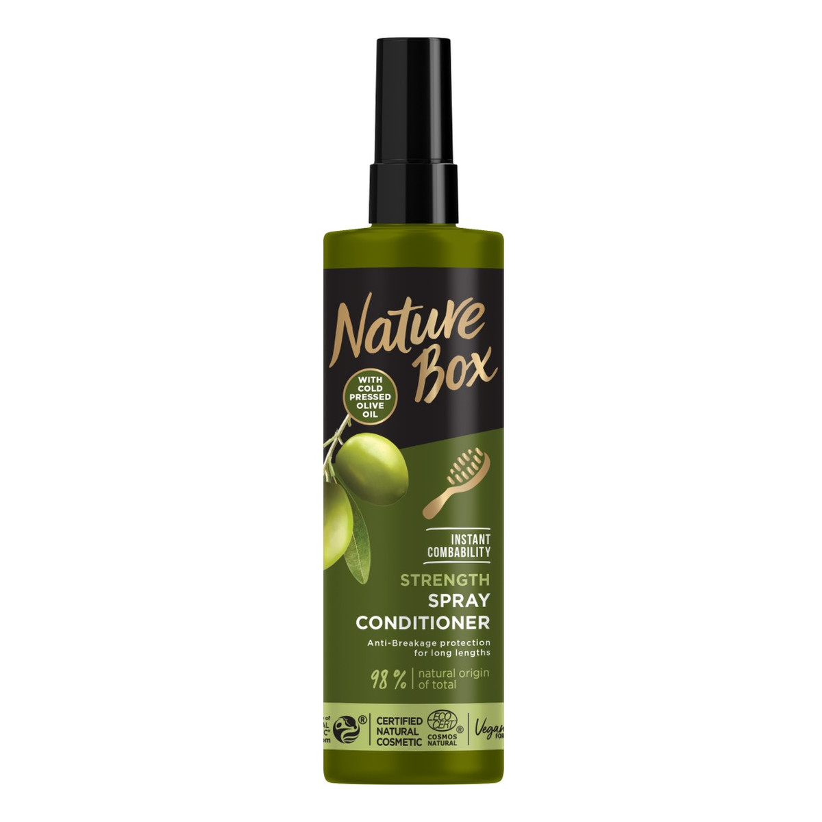 Nature Box Olive oil ekspresowa odżywka do włosów w sprayu z olejem z oliwki 200ml