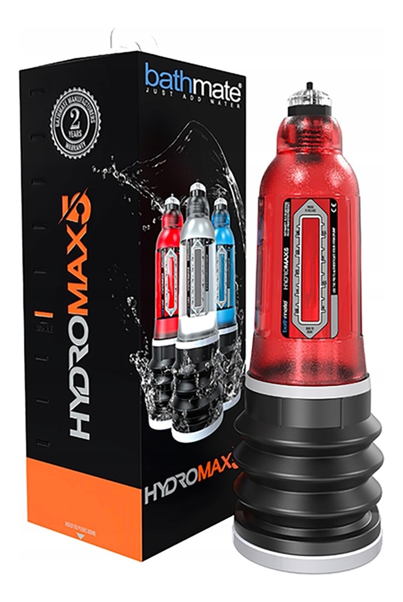 Hydromax7 pompka wodna do powiększania penisa brilliant red