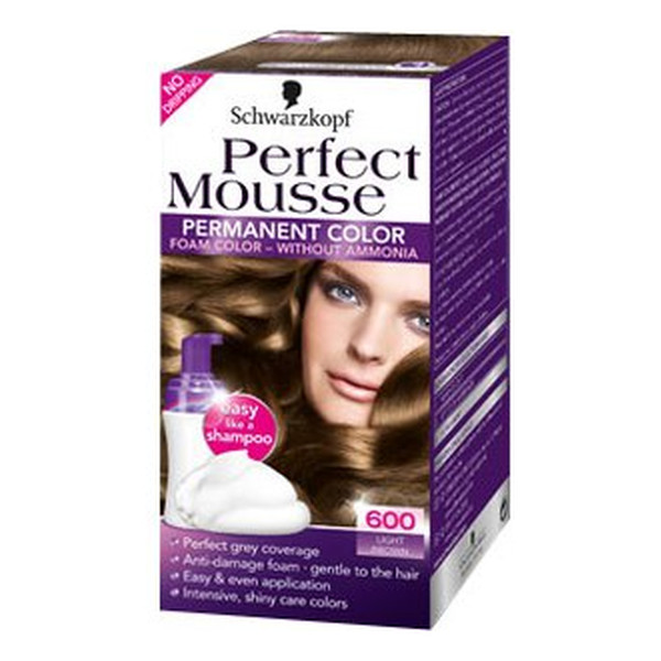 SCHWARZKOPF | Pianka Koloryzująca Do Włosów Perfect Mousse 600 Jasny ...