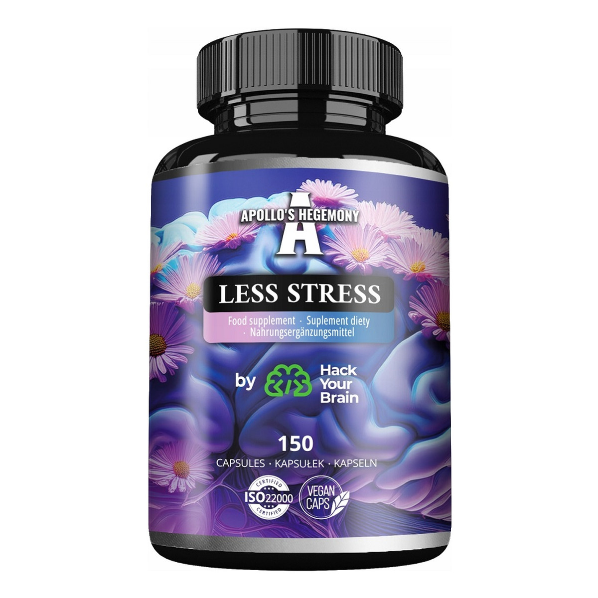 Apollo's Hegemony Less Stress suplement diety 150 Kapsułek