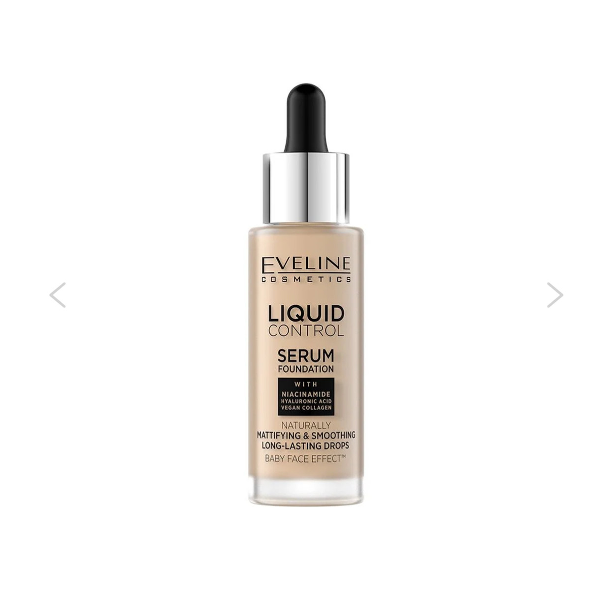 Eveline Liquid Control HD Podkład z niacynamidem w dropperze 32ml