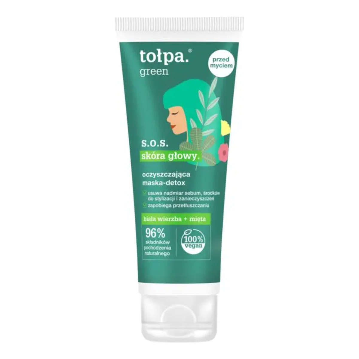 Tołpa green S.O.S. oczyszczająca maska-detox 100ml