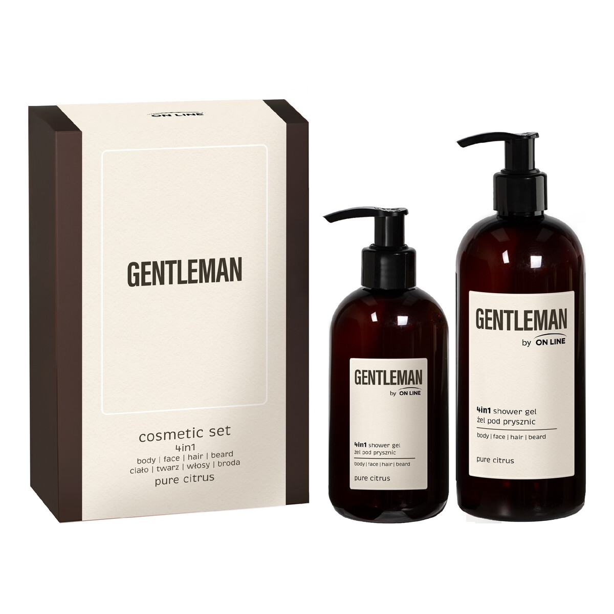 On Line Gentleman Zestaw Żeli pod prysznic 240ml