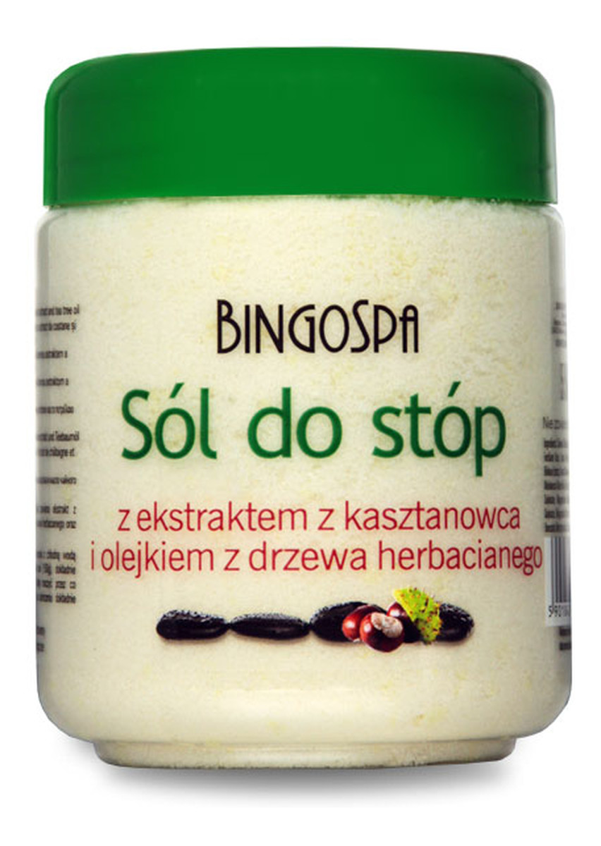 Sól Do Stóp Z Ekstraktem Z Kasztanowca I Olejkiem Z Drzewa Herbacianego