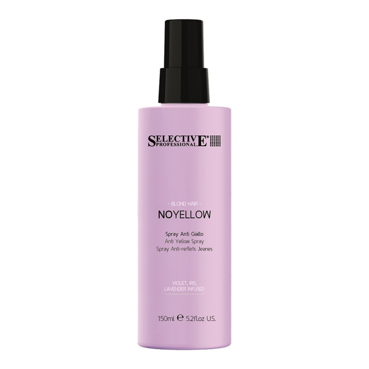 Selective Profesional Blond Hair NoYellow Leave-In Spray do włosów neutralizujący żółte odcienie 150ml