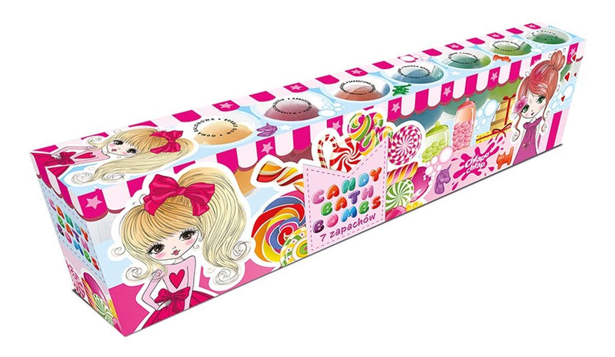 Zestaw musujących kul do kąpieli truck-candy 1op.