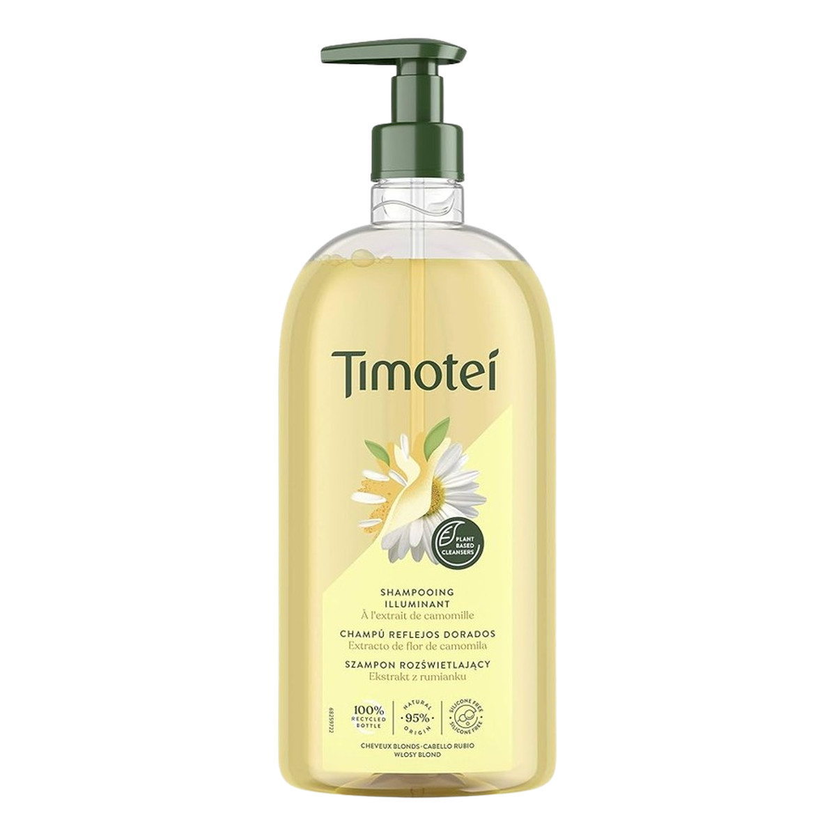 Timotei Golden Highlights Szampon rozświetlający Złote Refleksy 750ml