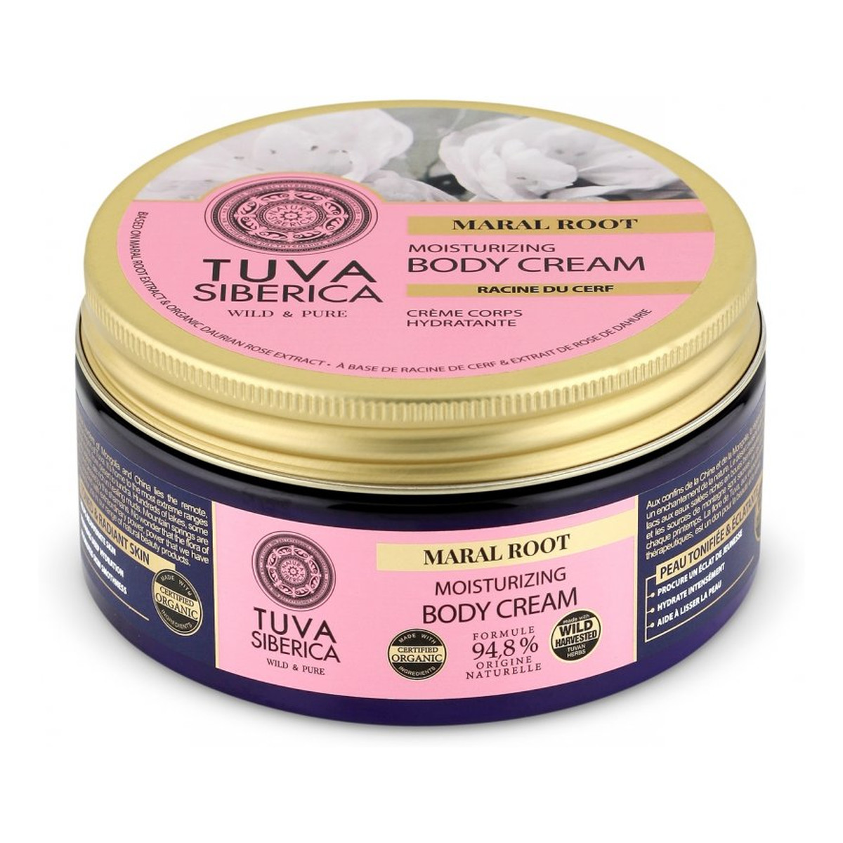 Natura Siberica Tuva Siberica Maral Root nawilżający krem do ciała 300ml