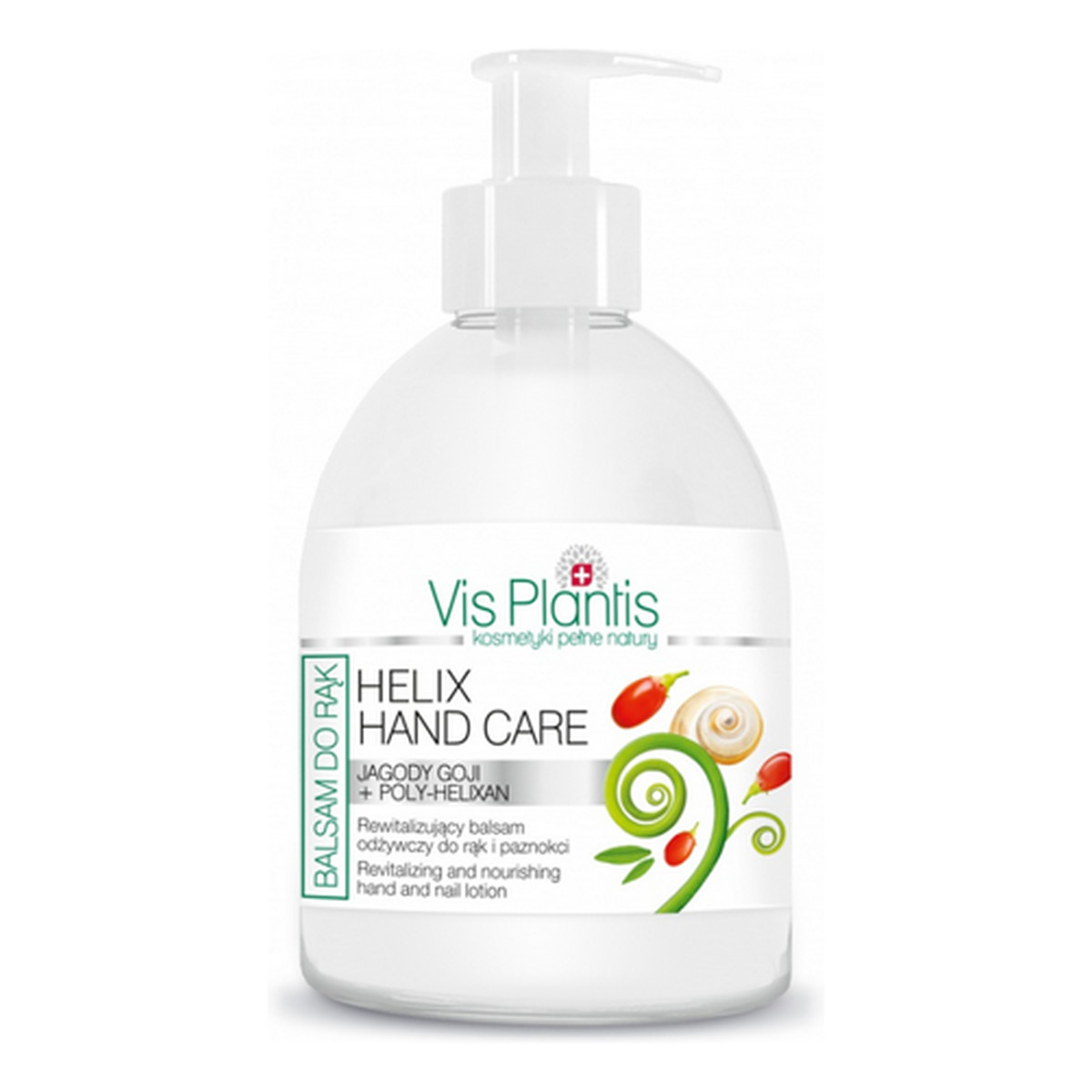 Vis Plantis Helix Hand Care Rewitalizujacy Balsam Odżywczy Do Rąk i Paznokci Z Jagody Goji + Poly-Helixan 300ml