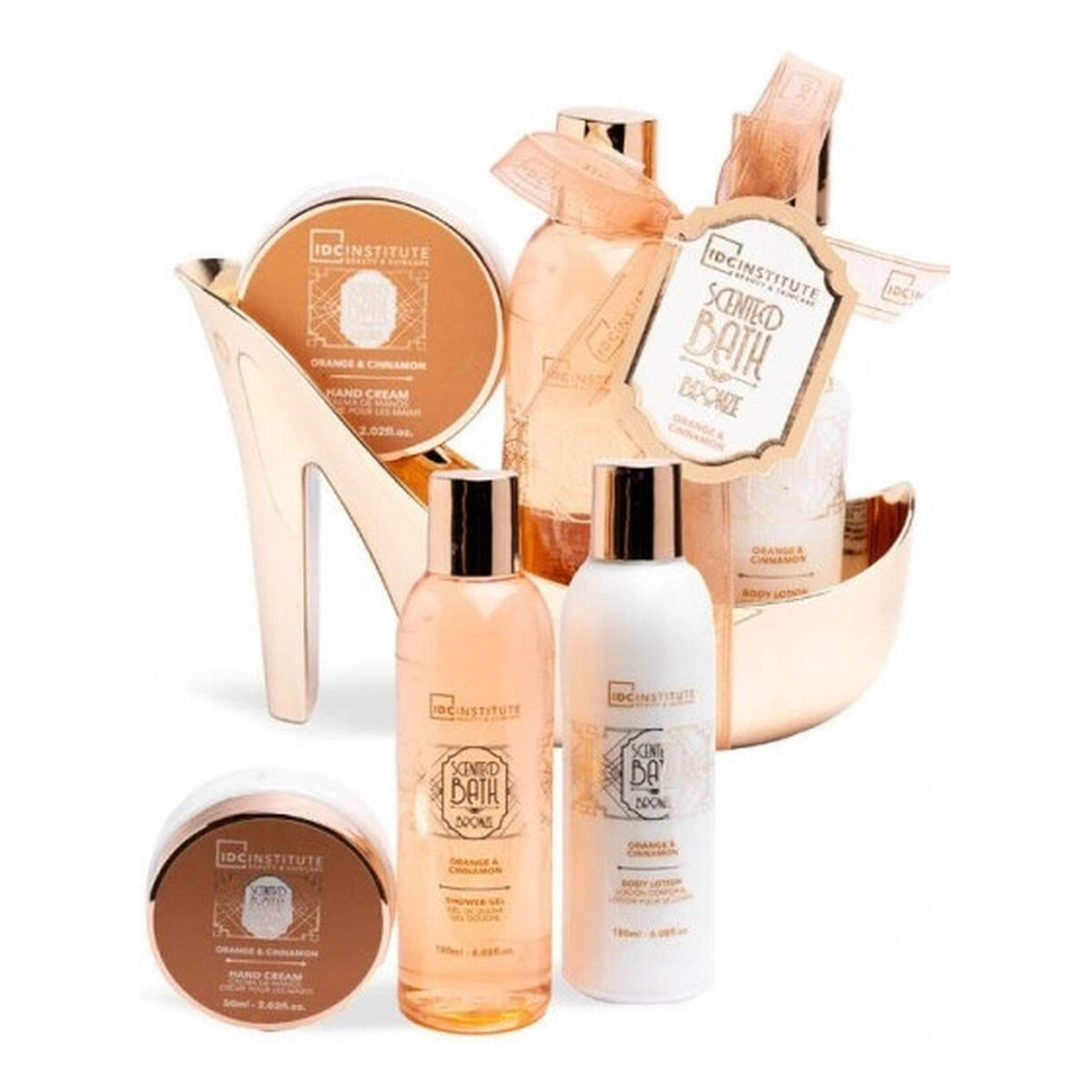 IDC Institute Zestaw do kąpieli Bronze mini heel set