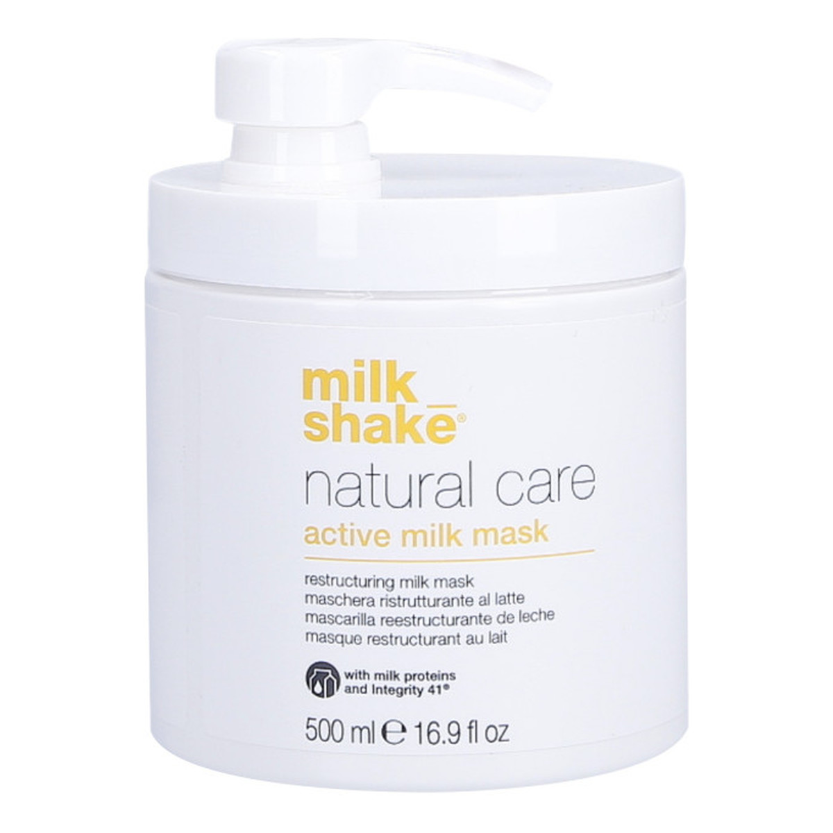 Milk Shake Natural care active milk mask mleczna maska restrukturyzująca do włosów suchych i zniszczonych 500ml