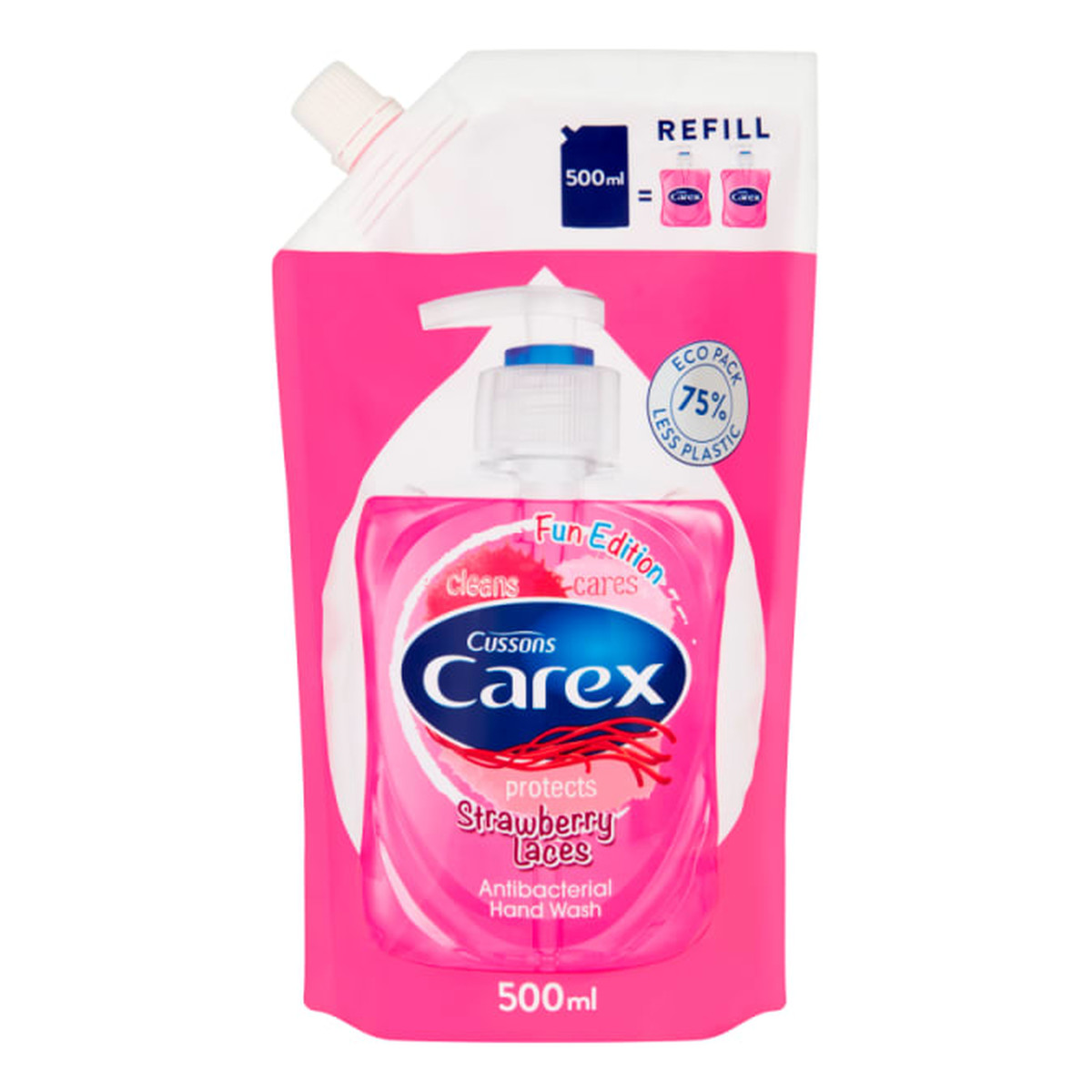 Carex Kids Strawberry Candy Mydło W Płynie Zapas 500ml
