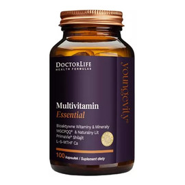 Multivitamin essential bioaktywne witaminy & minerały suplement diety 100 kapsułek