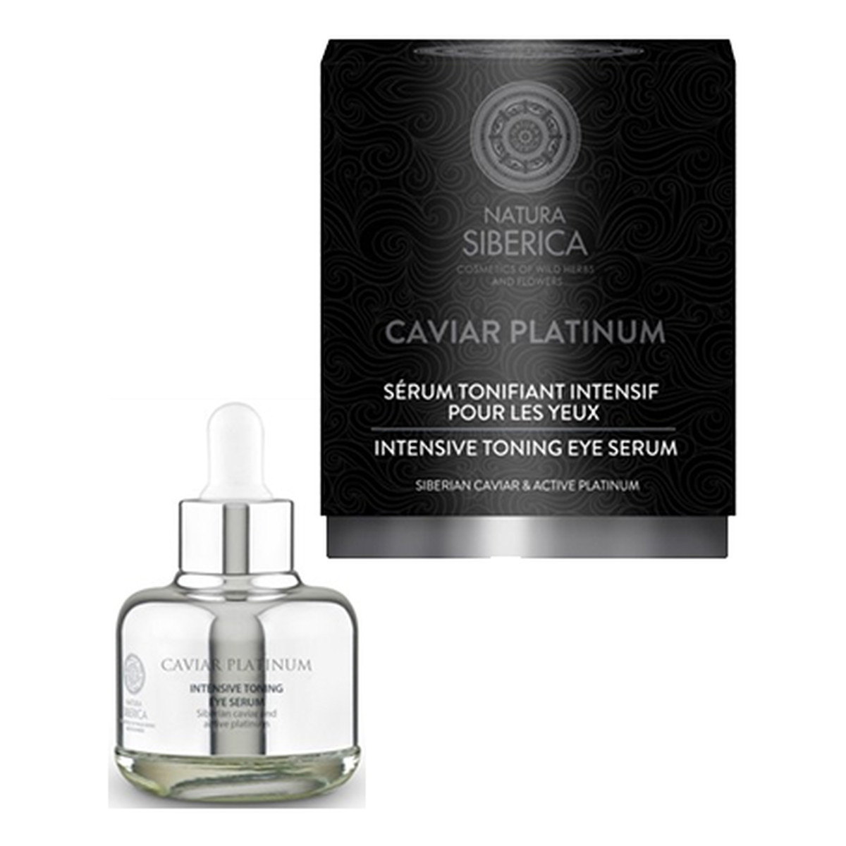 Natura Siberica caviar platinum Intensywnie tonizujące serum do oczu 30ml