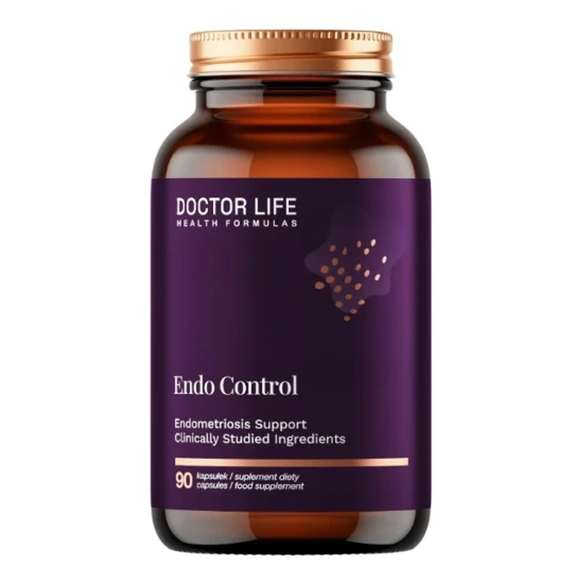 Doctor Life Endo Control Wspomaganie leczenia endometriozy suplement diety 90 kapsułek