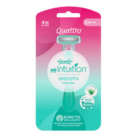 Quattro for women sensitive jednorazowe maszynki do golenia dla kobiet 3szt