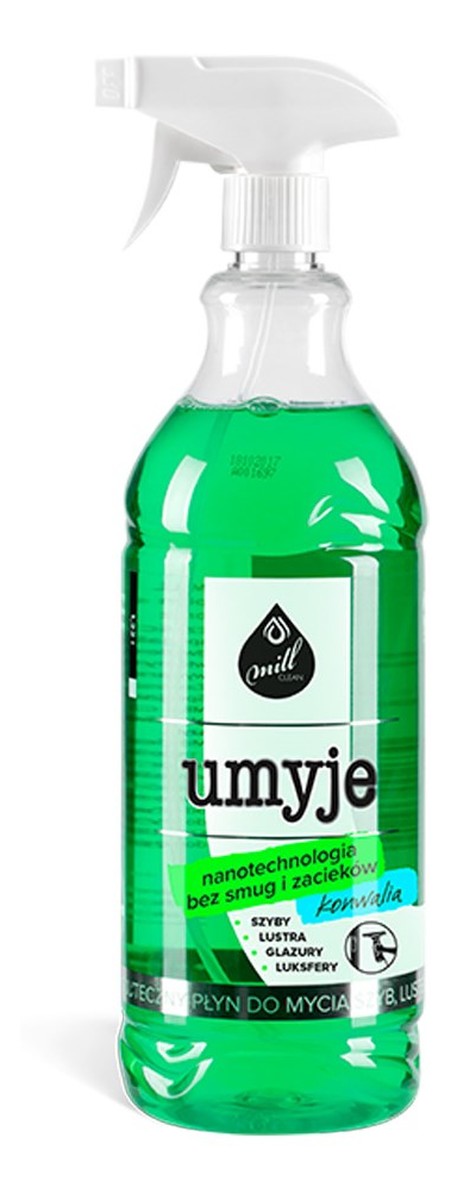Umyje płyn do mycia szyb luster i glazury Konwalia