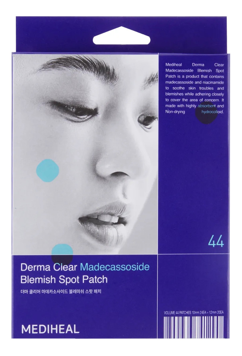 plasterki na wypryski Derma Clear Madecassoside 44 sztuki