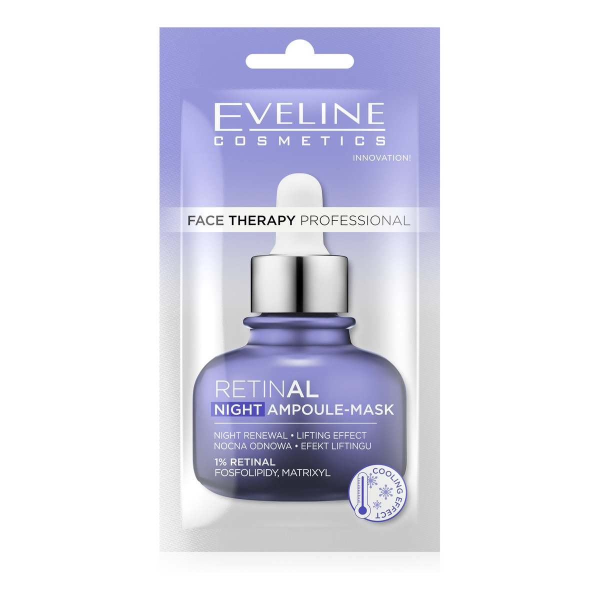 Eveline Face Therapy Professional Retinal Maska-ampułka do twarzy na noc 8ml