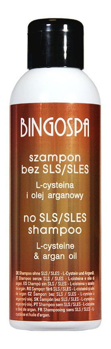 Szampon bez SLS/SLES z L-cysteiną i olejem arganowym