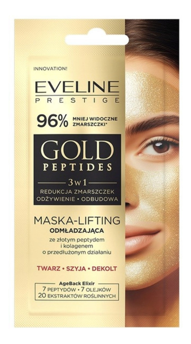 Maska-lifting odmładzająca ze złotym peptydem i kolagenem