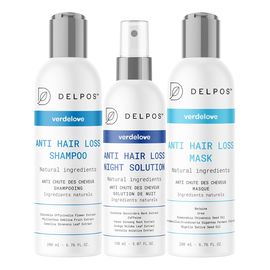 Zestaw szampon przeciw wypadaniu włosów 200ml + maska wzmacniająca 200ml + płyn do skóry głowy 150ml