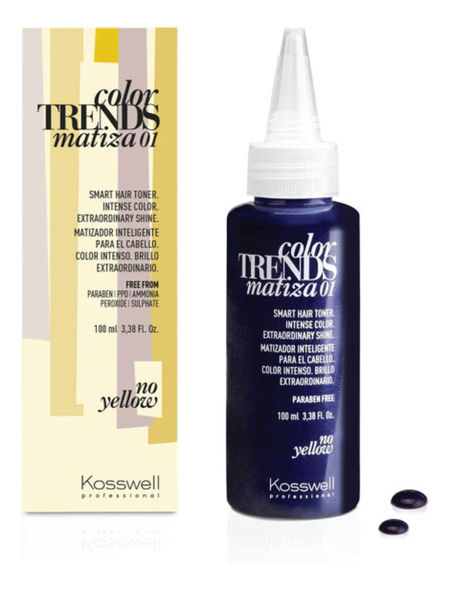 Toner do włosów niwelujący żółte odcienie