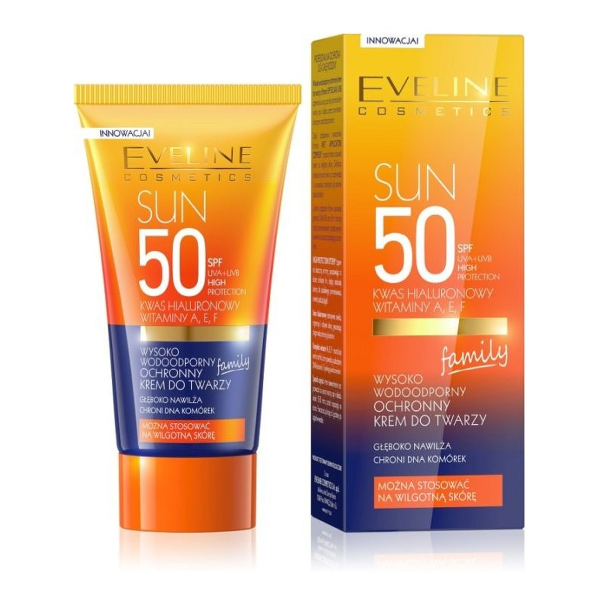 Eveline Sun SPF50 ochronny krem do twarzy 50ml
