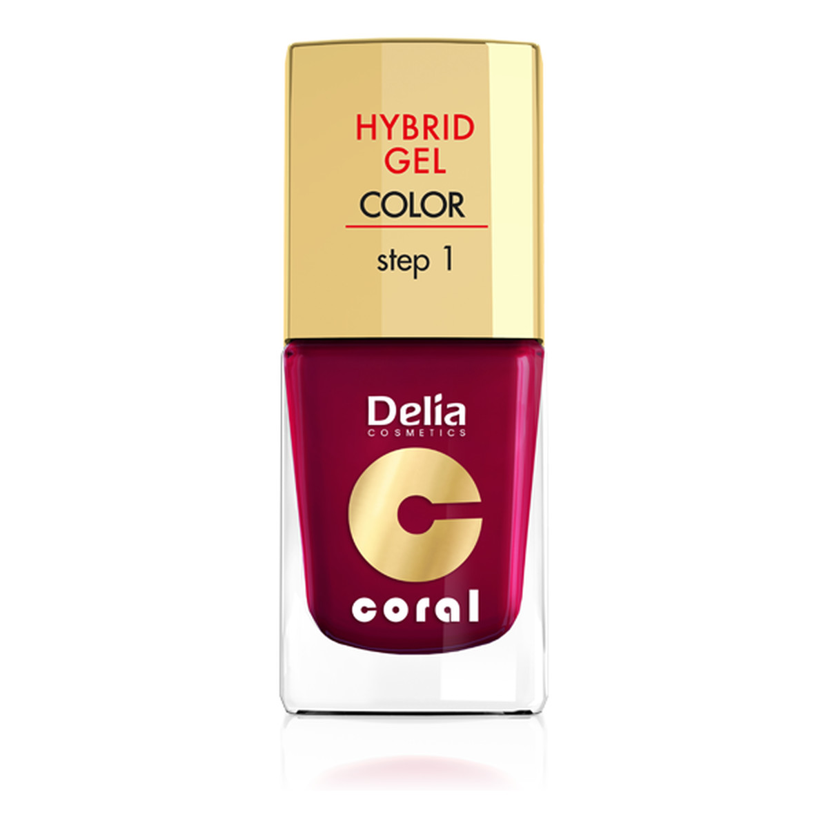 Delia Hybrid Gel Coral Lakier Do Paznokci 11ml