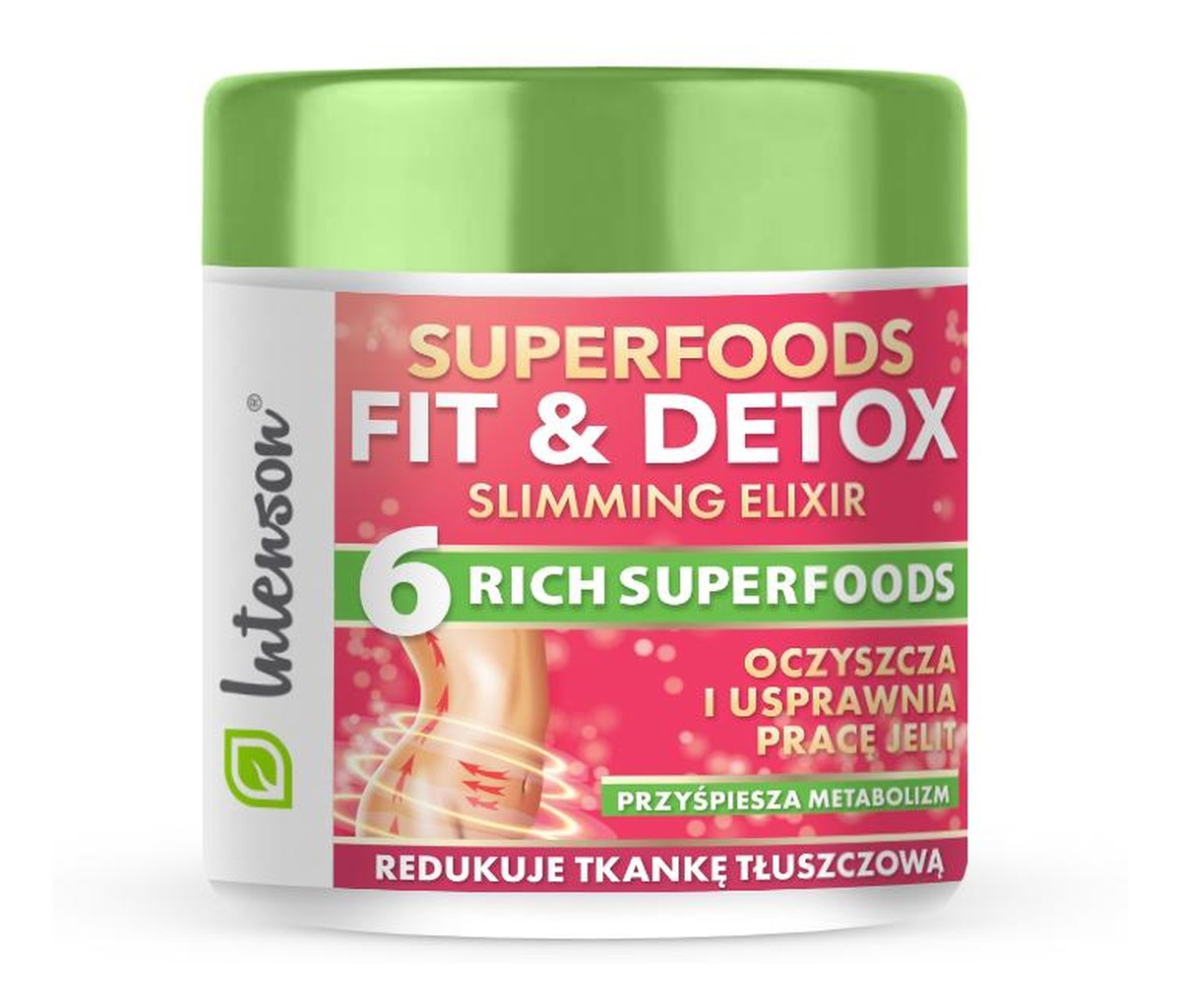 Superfoods fit & detox elixir koktajl błonnikowy suplement diety