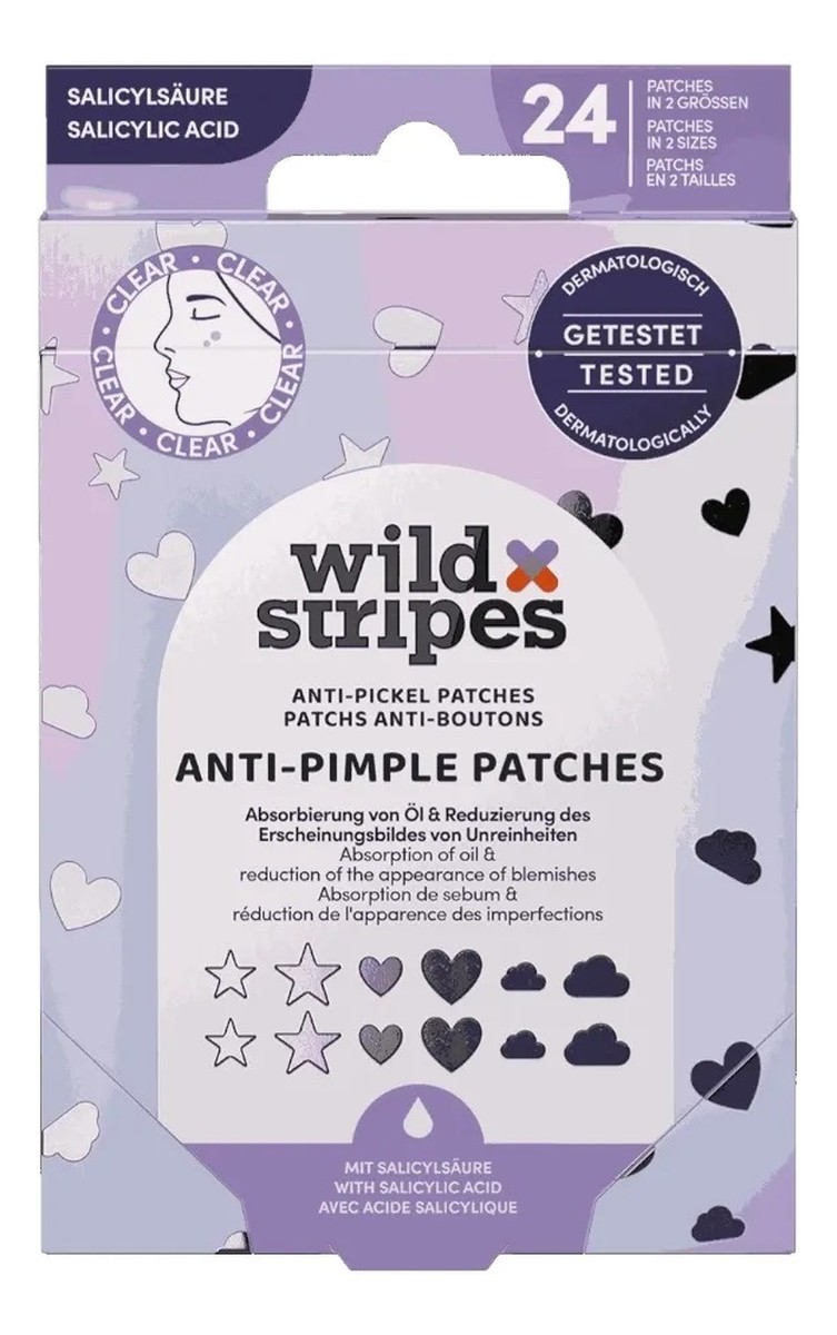 Anti-Pimple Patches plastry na wypryski z kwasem salicylowym 24szt.
