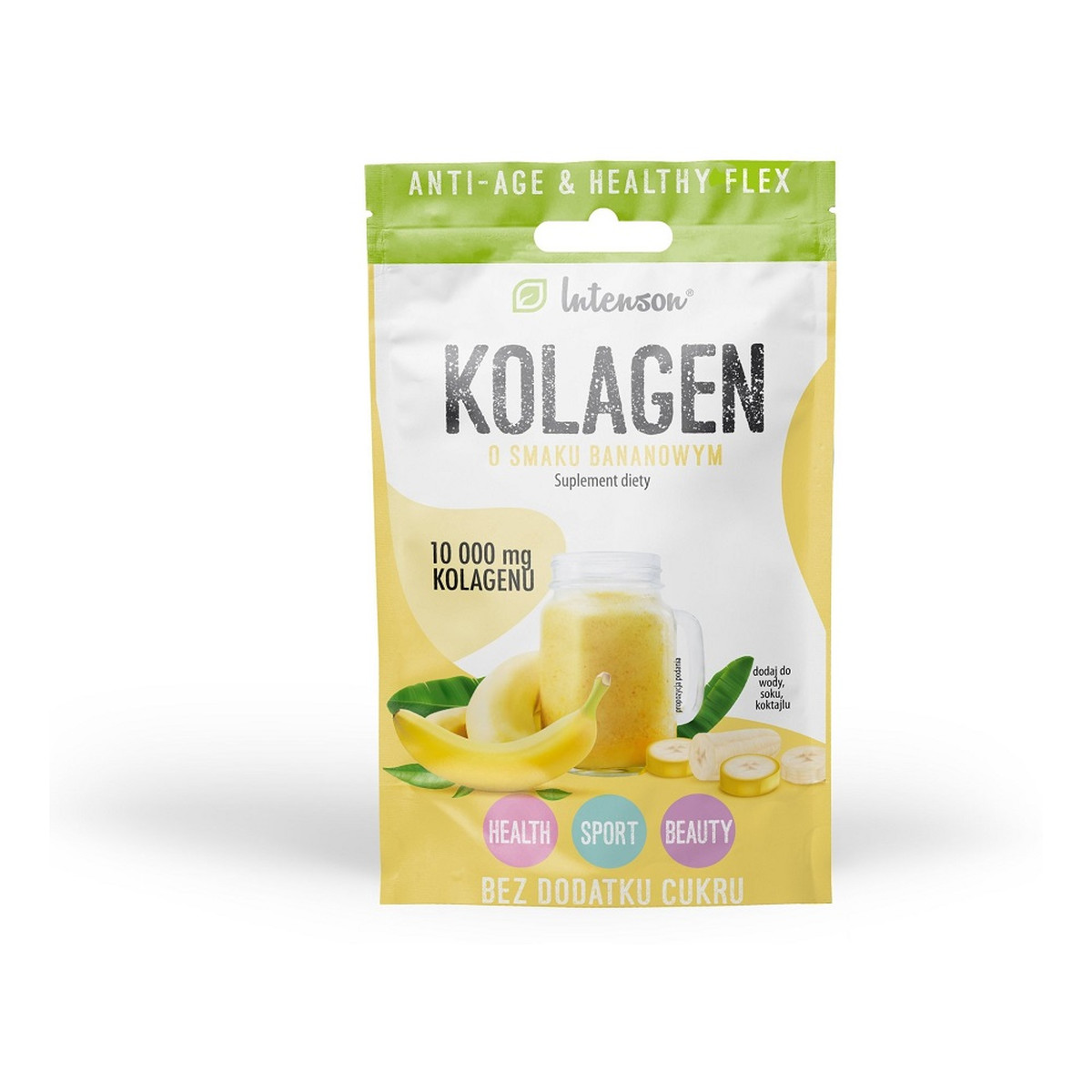 Intenson Kolagen o smaku bananowym suplement diety 11g