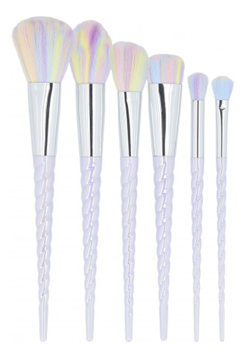 MIMO by Tools For Beauty, Zestaw 6 pędzli do makijażu, Unicorn, Pastel