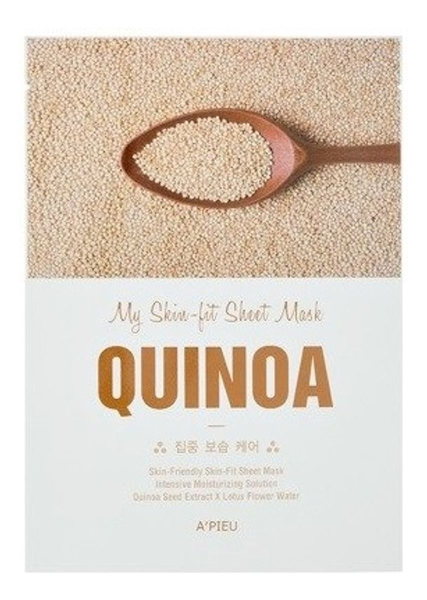 nawilżająco-ujędrniająca maseczka w płachcie Quinoa