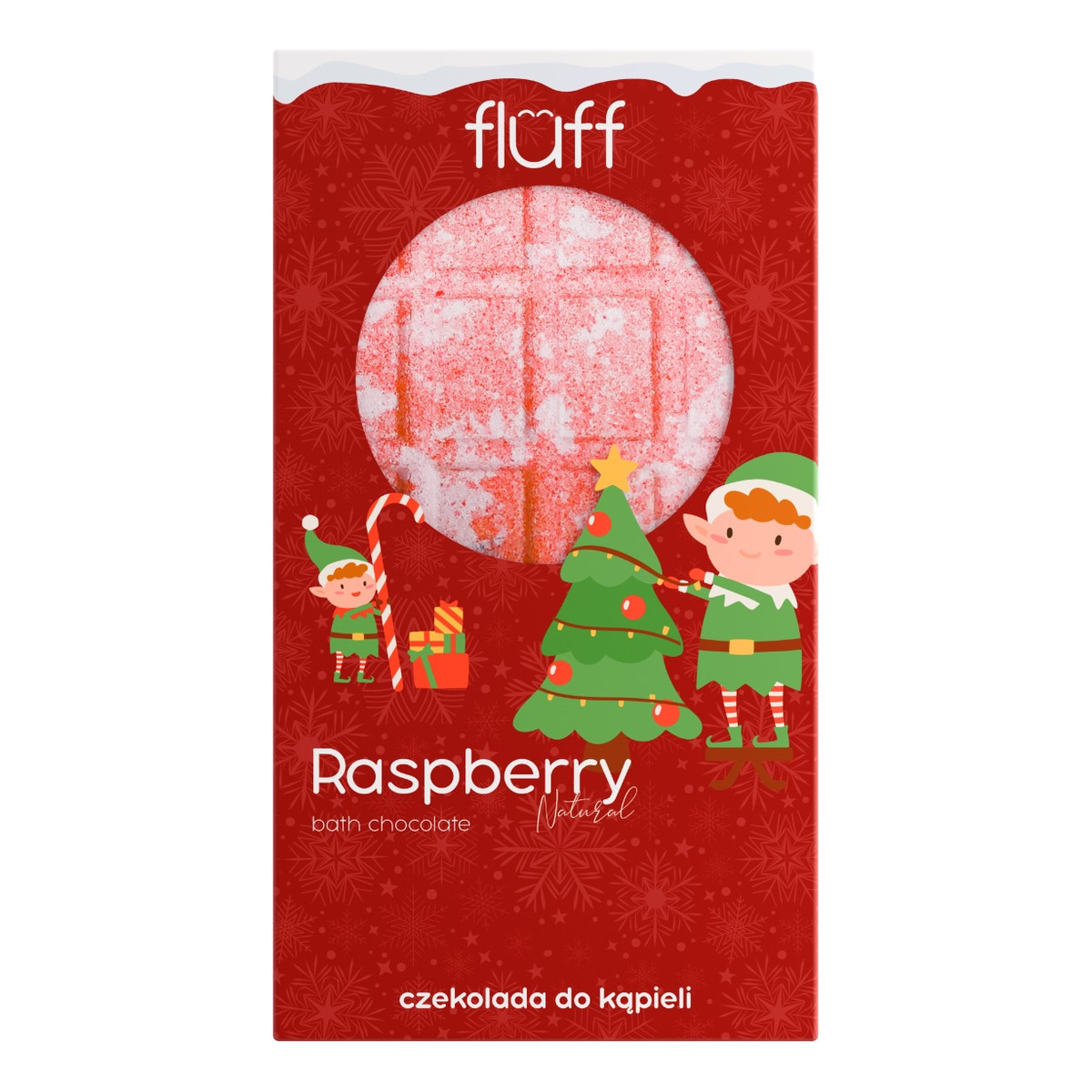 Fluff Czekolada do kąpieli Raspberry 160g