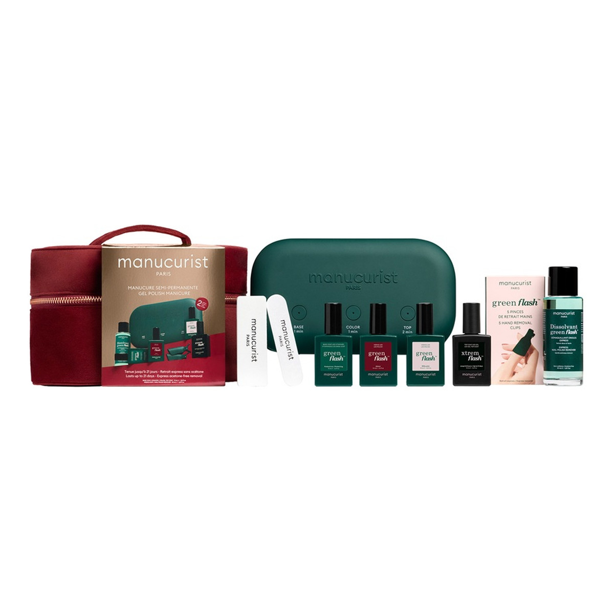 Manucurist Xtrem Flash™ zestaw upominkowy do manicure hybrydowego