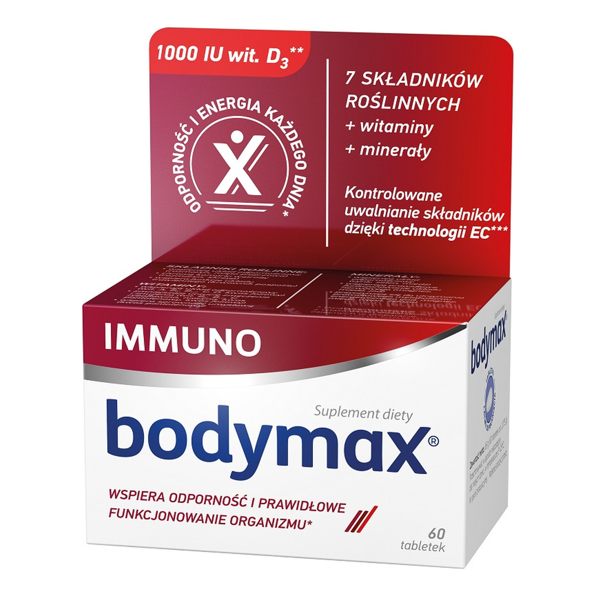 Bodymax Immuno witaminy i minerały suplement diety 60 tabletek