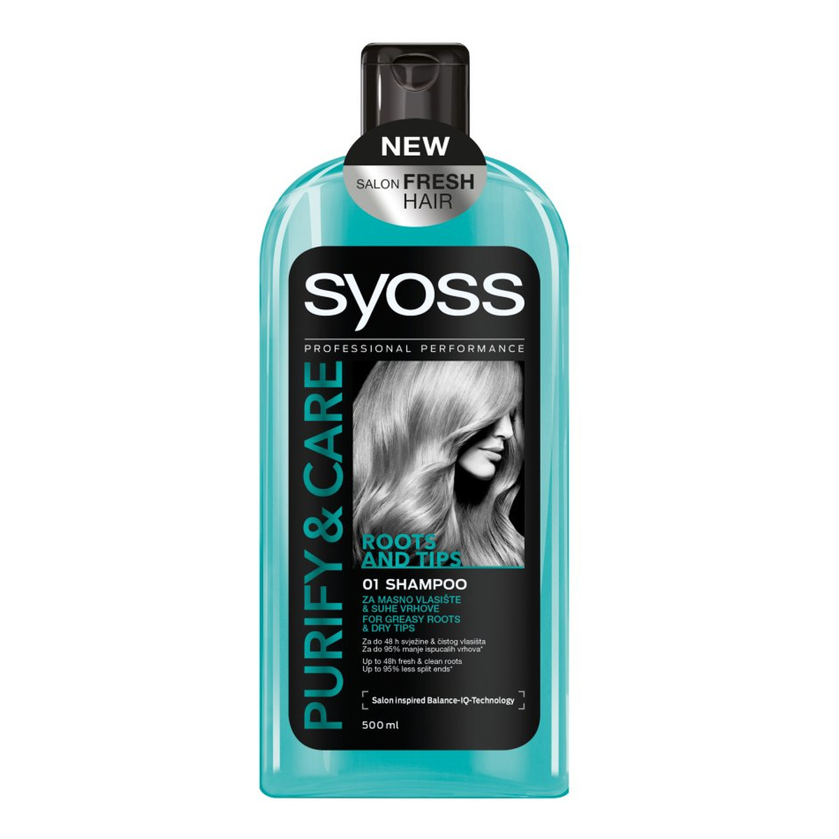 Syoss Purify & Care Szampon do włosów 500ml