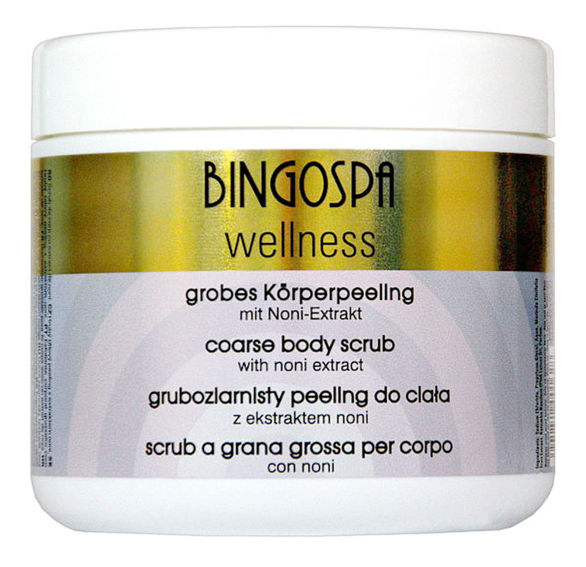 WELLNESS Gruboziarnisty peeling do ciała z ekstraktem noni