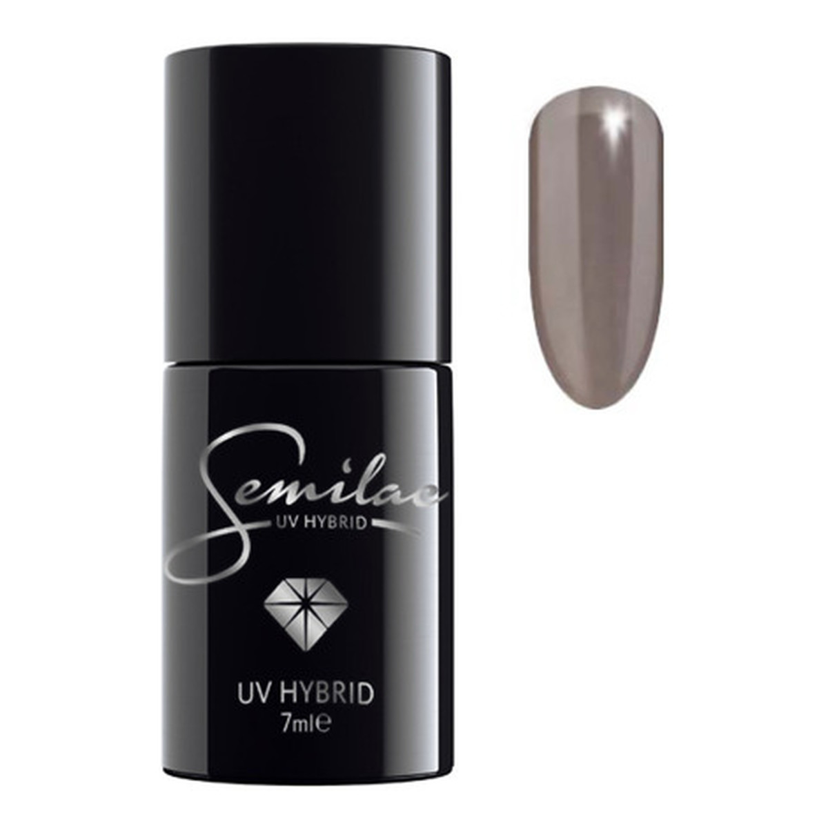 Semilac Black and White Lakier Hybrydowy Do Paznokci 7ml